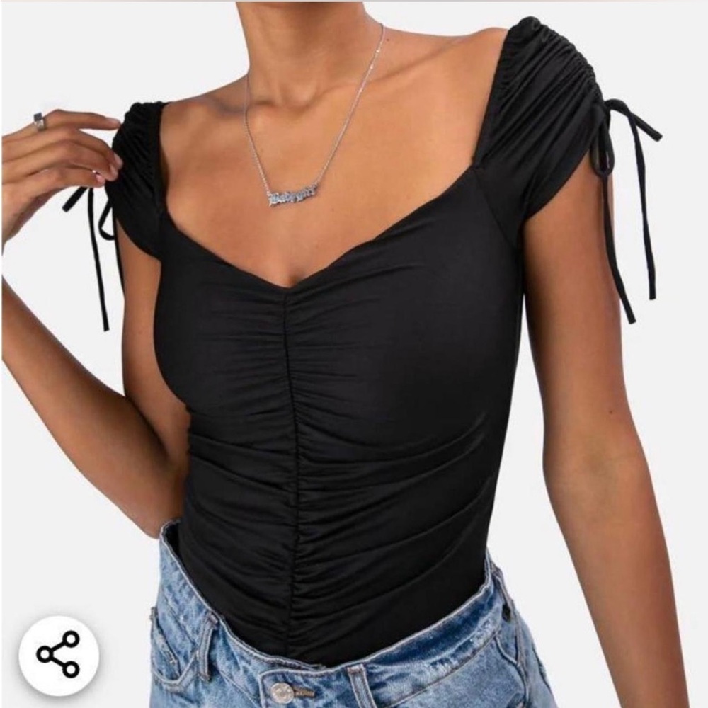 NWT Adika Ruched Bodysuit